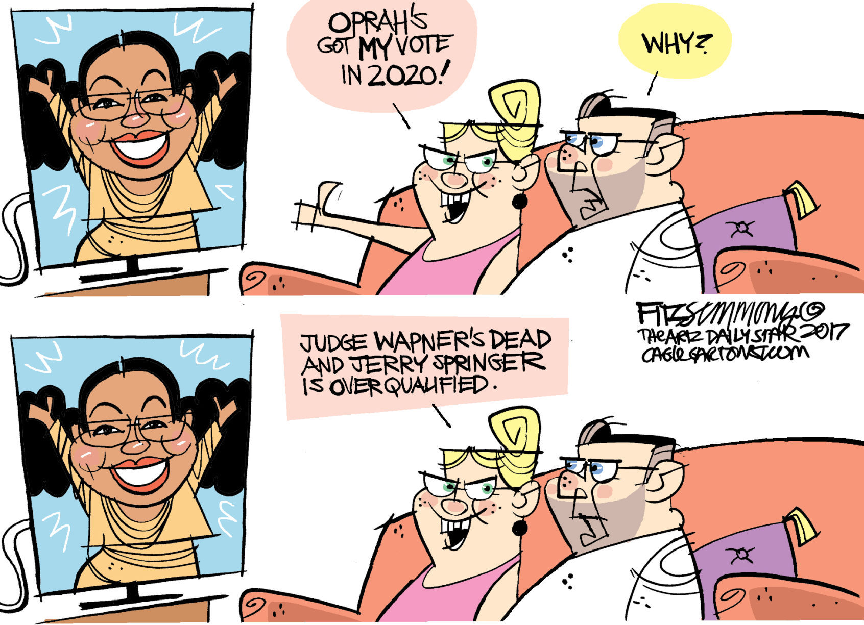 Daily Fitz Cartoon: Oprah